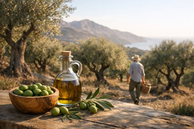 Biologische olijfolie zonder pesticiden kiezen